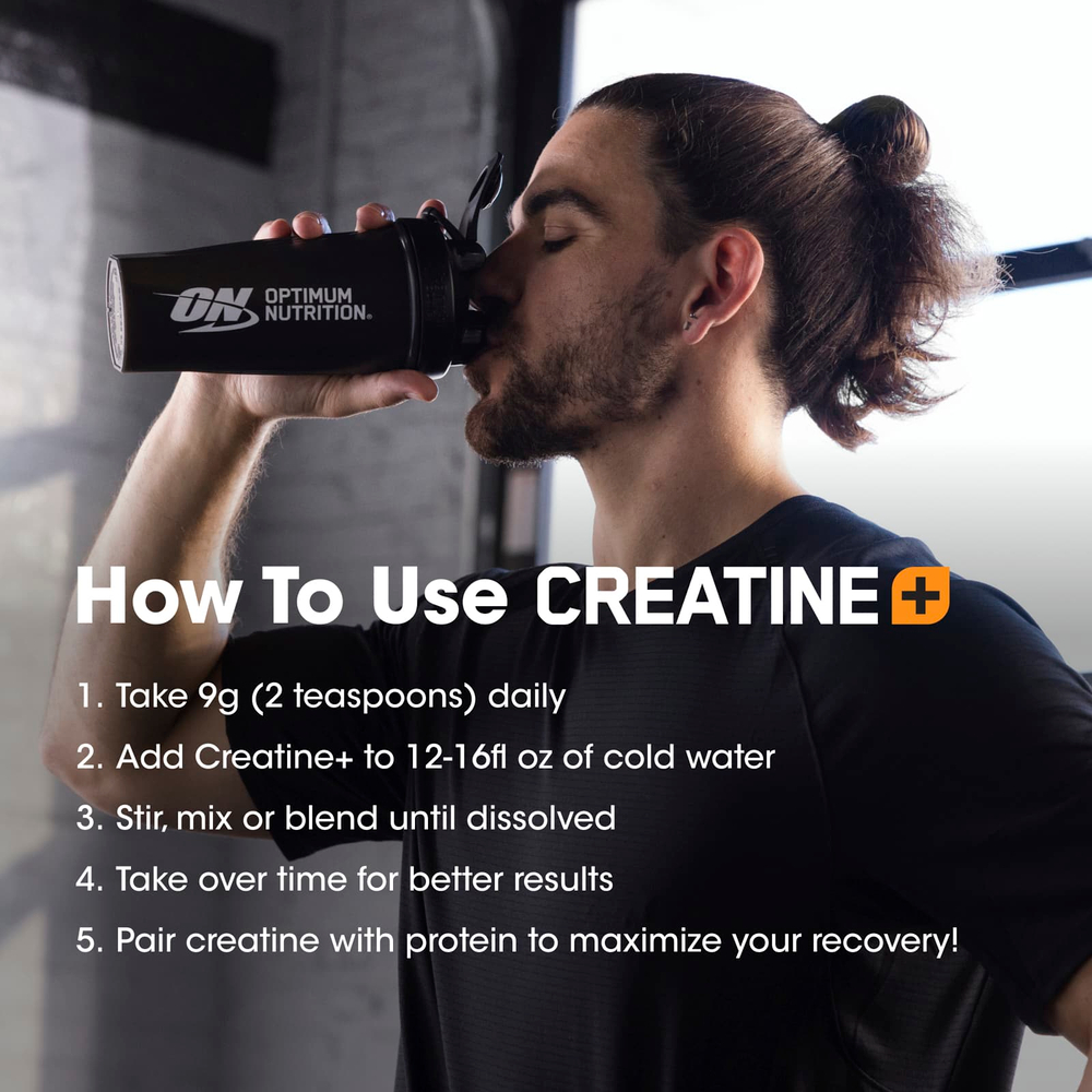 Optimum Nutrition, Creatine +, апельсин и маракуйя, 720 г (1,58 фунта)