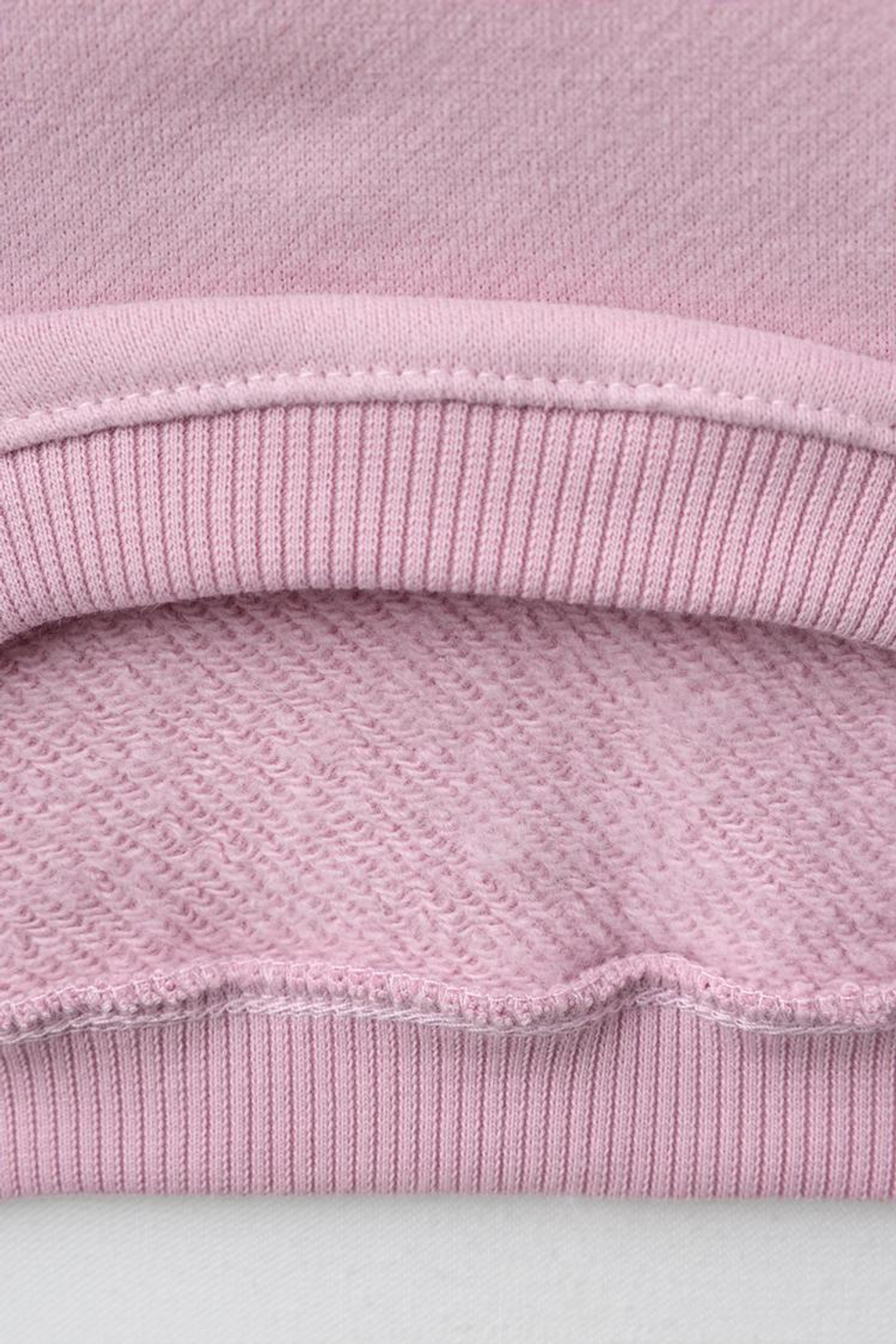 ZARA КОМПЛЕКТ ИЗ ТОЛСТОВКИ С НАШИВКОЙ И ЛЕГИНСОВ, РОЗОВЫЙ