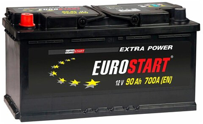 EUROSTART Extra Power Asia 90Ah L+ (нижний борт)