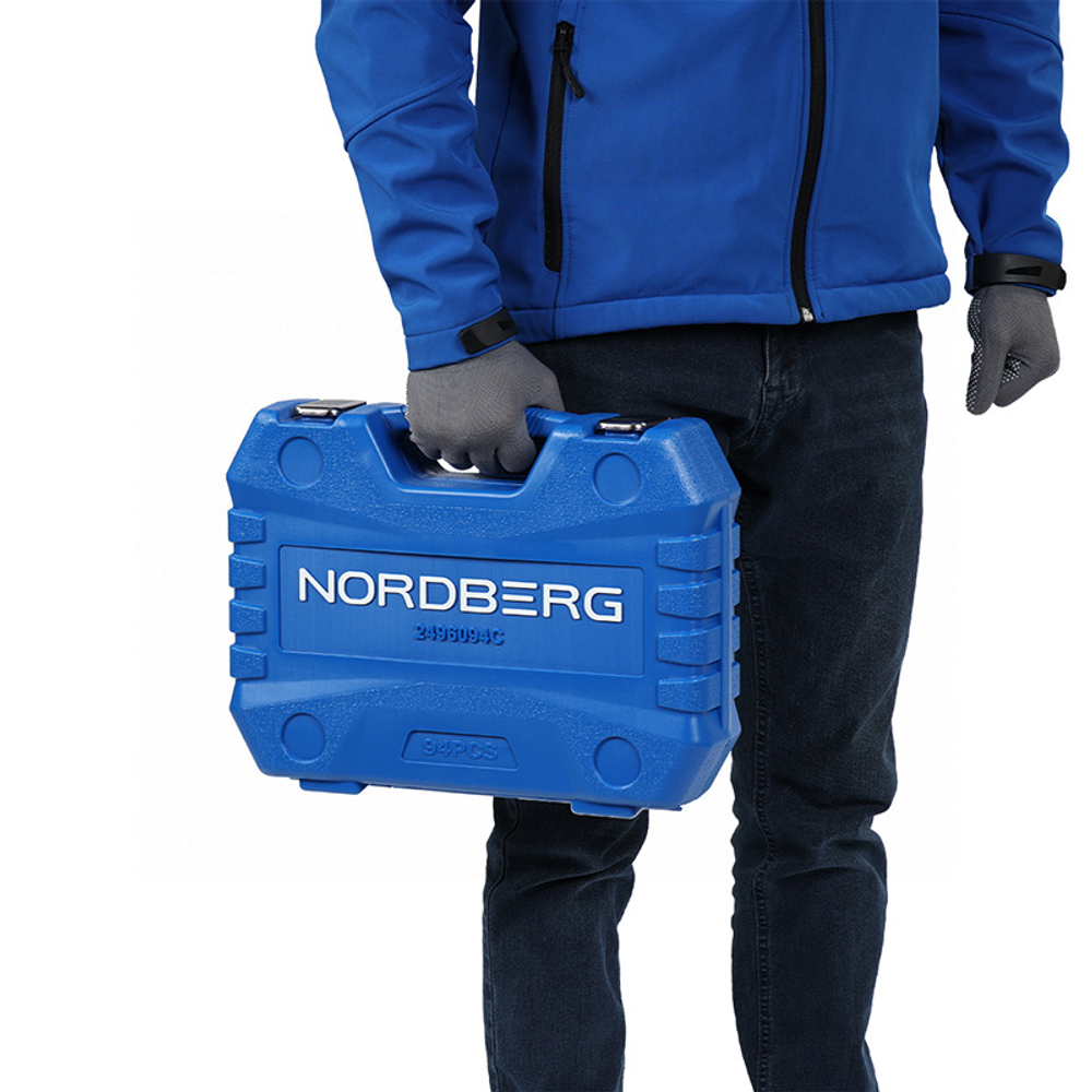 NORDBERG (2496094C) Набор инструментов, 94 предмета