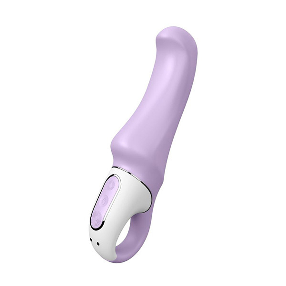 Сиреневый вибратор 18,5см Satisfyer Charming Smile
