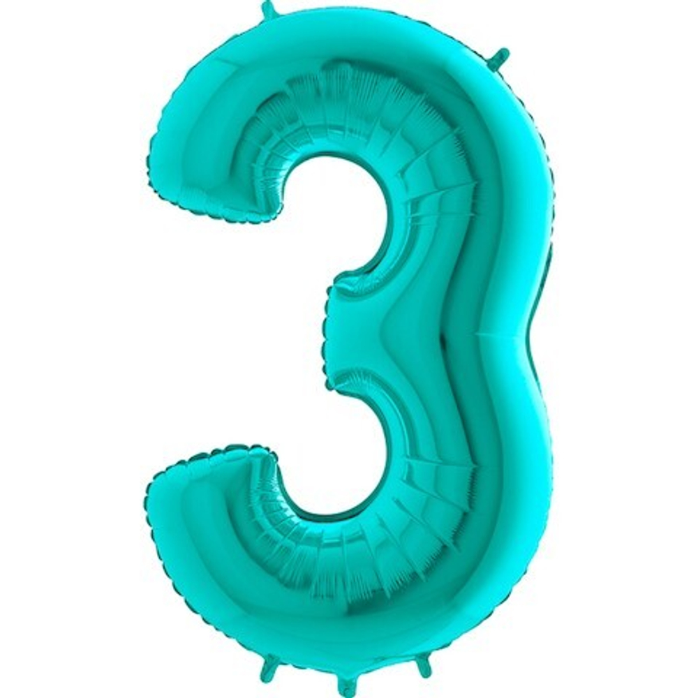 Цифра "3" (цвет на выбор) 1 шт