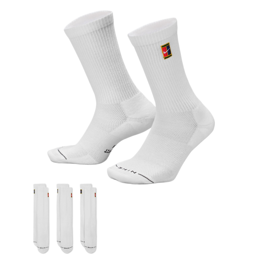Nike Everyday Elevated Crew3P - white