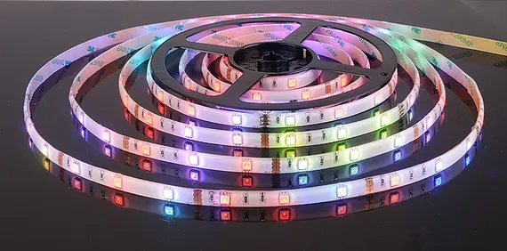 Светодиодная лента 12V 7,2W Лента светодиодная 12V 7,2W 30Led 5050 IP65 RGB, 5м Elektrostandard
