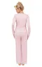 Simply long pyjamas Powder Pink