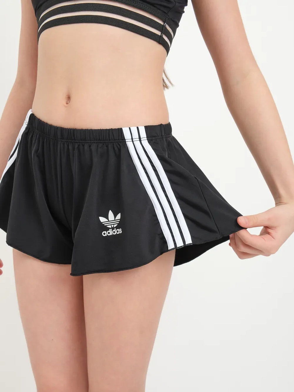 купальник раздельный 3 в 1 с шортами спортивный Adidas