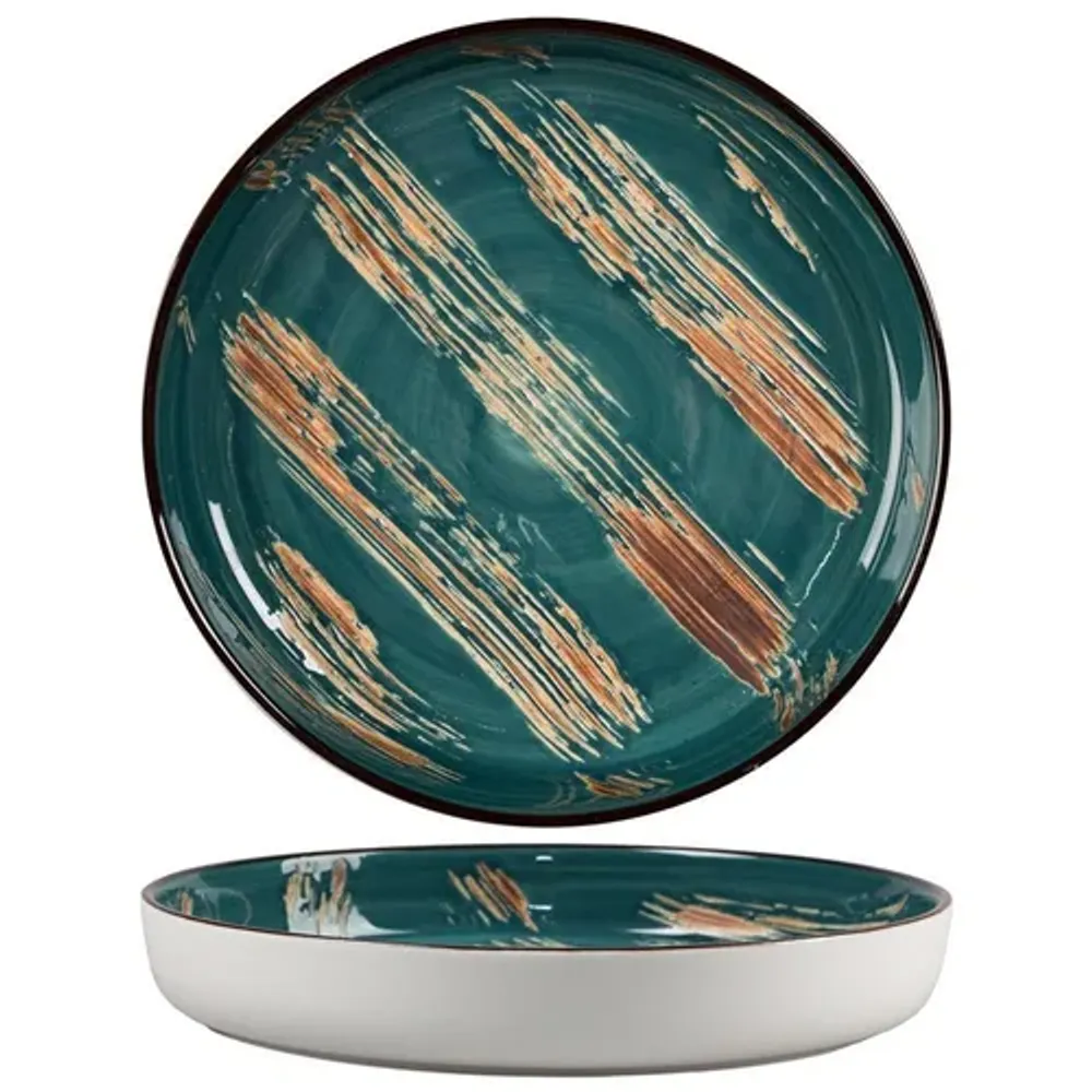 Тарелка с бортом d 16,5 см h2,4 см Texture Dark Green P.L. Proff Cuisine [6]