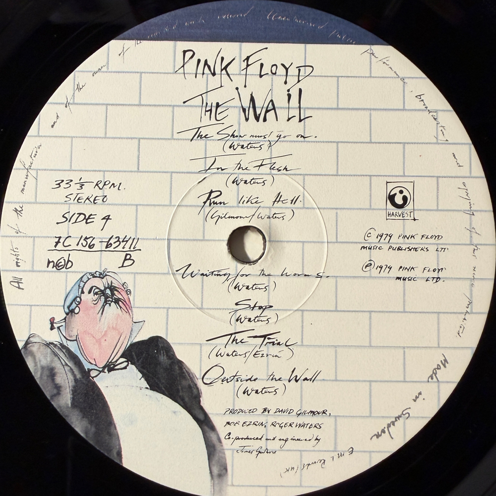 Виниловая пластинка Pink Floyd - The Wall 2LP (1979г. Sweden)