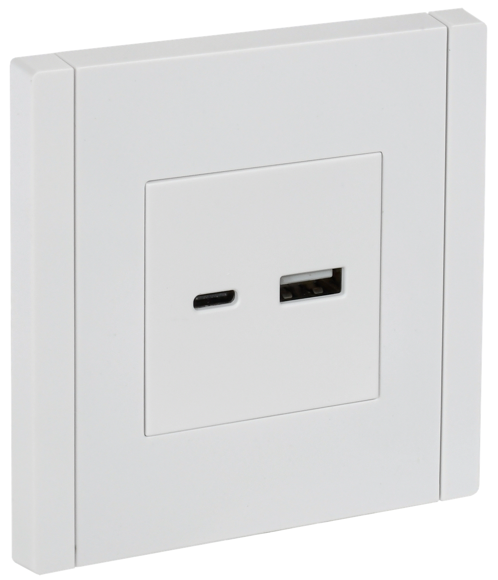 FORTE&PIANO Розетка USB A+C 18Вт FP251 белый IEK