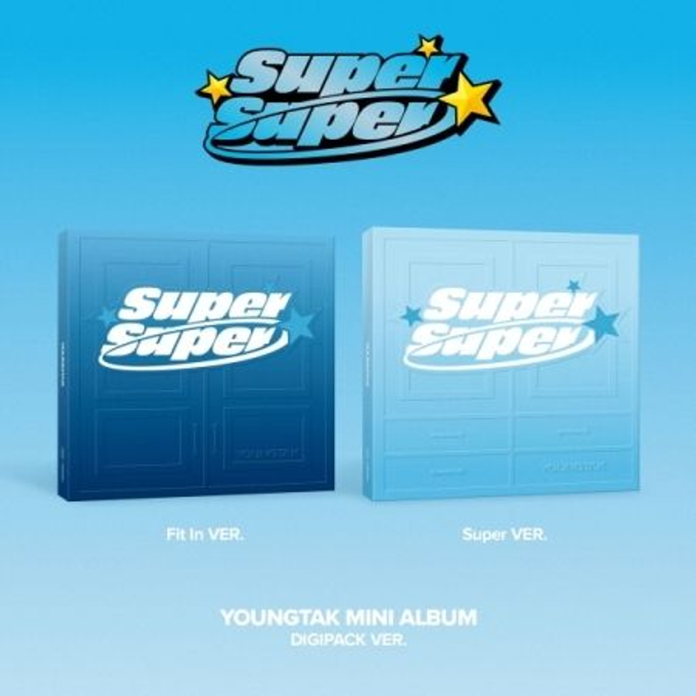 Альбом YOUNGTAK - SUPERSUPER Mini Album DIGIPACK 2 Version SET
