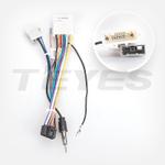 Магнитола для Nissan Tiida C11 2004-2013 (климат с круглым экранчиком, рамка черная) - FarCar S500-TS20 монитор 9.5" 2K QLED на Android 14, Быстрейшая, CarPlay, 4G SIM-слот