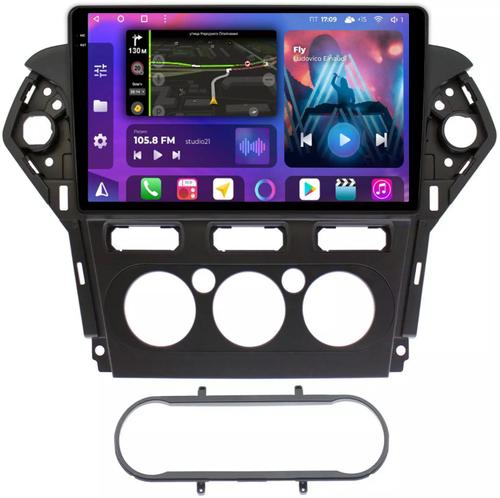Магнитола для Ford Mondeo 4 2010-2014 - FarCar S500-TS10 монитор 10.36" QLED на Android 14, Быстрая, CarPlay, 4G SIM-слот