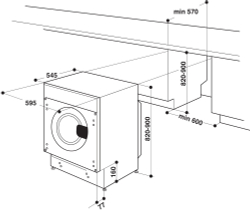 Встраиваемая стиральная машина Whirlpool BI WMWG 71483 E