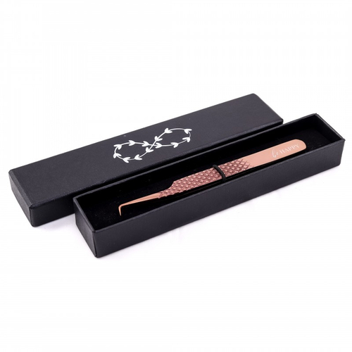 Пинцет L-90 Diamond Rose Gold Be Happy