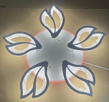 Светодиодная люстра 110W+11W RGB 3000К-6500К 18028/5B WHT белый Profit Light