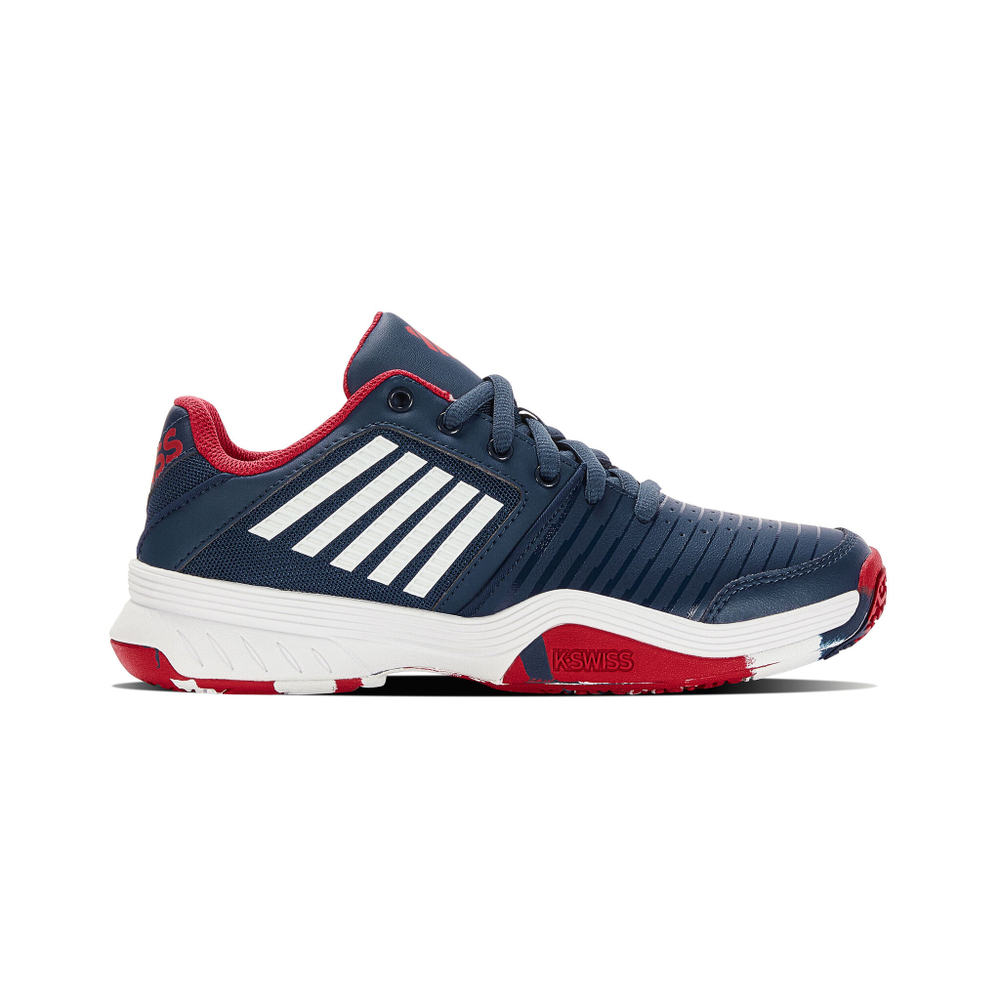 Детские теннисные кроссовки K-Swiss Court Express Omni All Court Shoe Kids - Dark Blue, White