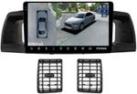 Магнитола для Toyota Corolla 120 2000-2007 (рамка черная с воздуховодами) - Teyes CC3-2K-360 на Android 10, Быстрая, 2K QLED, CarPlay, 4G SIM-слот, 4 камеры в комплекте