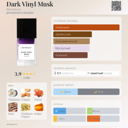 Bohoboco Dark Vinyl Musk остаток 38 мл