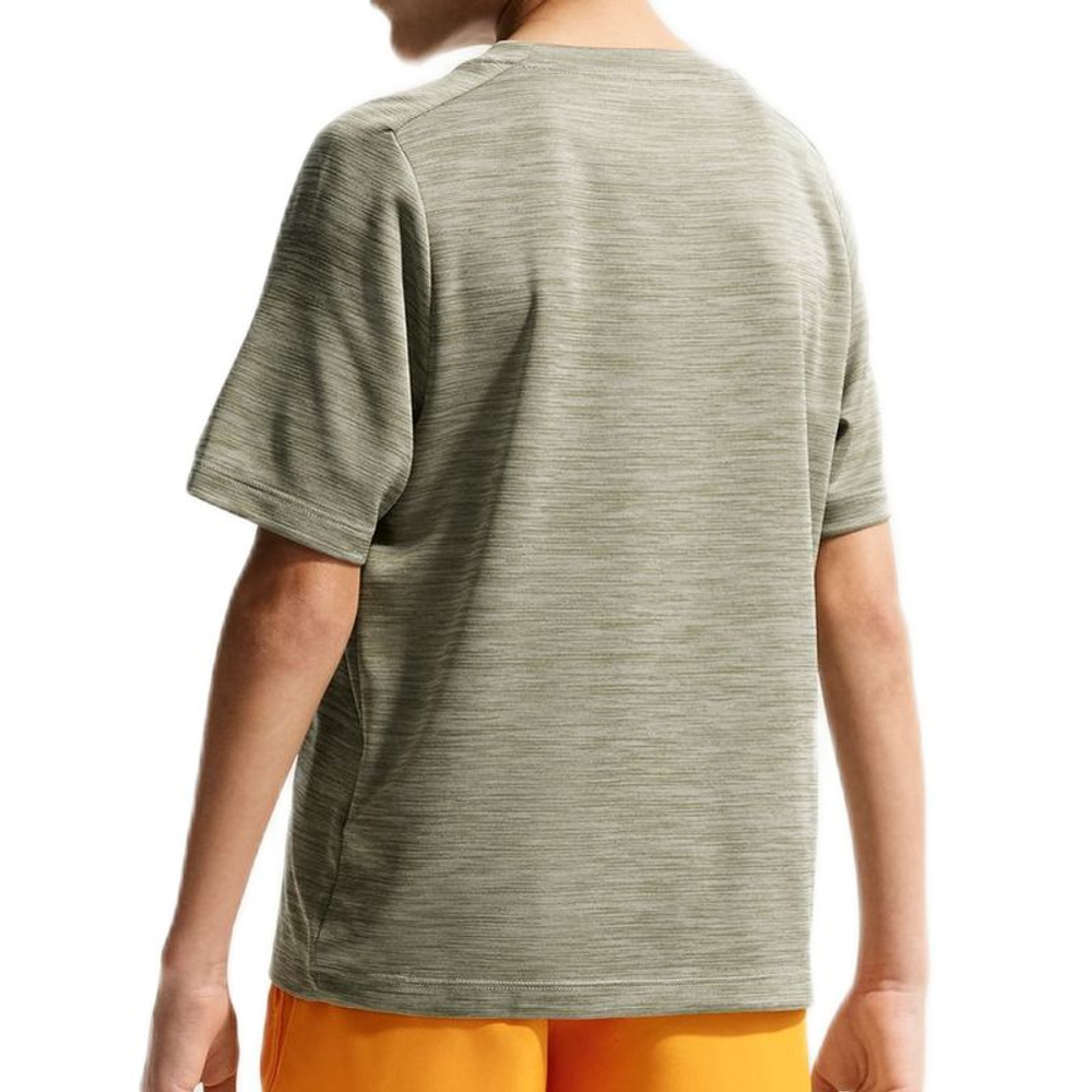Детская теннисная футболка Nike Multi Dri-FIT Short-Sleeve - spruce for/silver sage/white