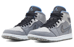 Air Jordan 1 Mid 'Crater Grey University Blue'