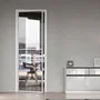 Межкомнатная алюминиевая дверь Loft 5 стекло прозрачное бесцветное