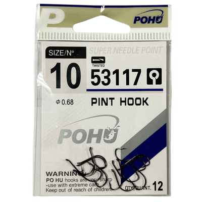 Крючки рыболовные POHU 53117 №10 (УП/10шт)