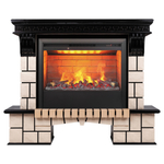 Каминокомплект Real Flame Stone 26 AO с очагом 3D Helios 26
