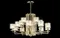 Подвесная люстра Nicolas NICOLAS SP-PL10+5 GOLD/WHITE Crystal Lux