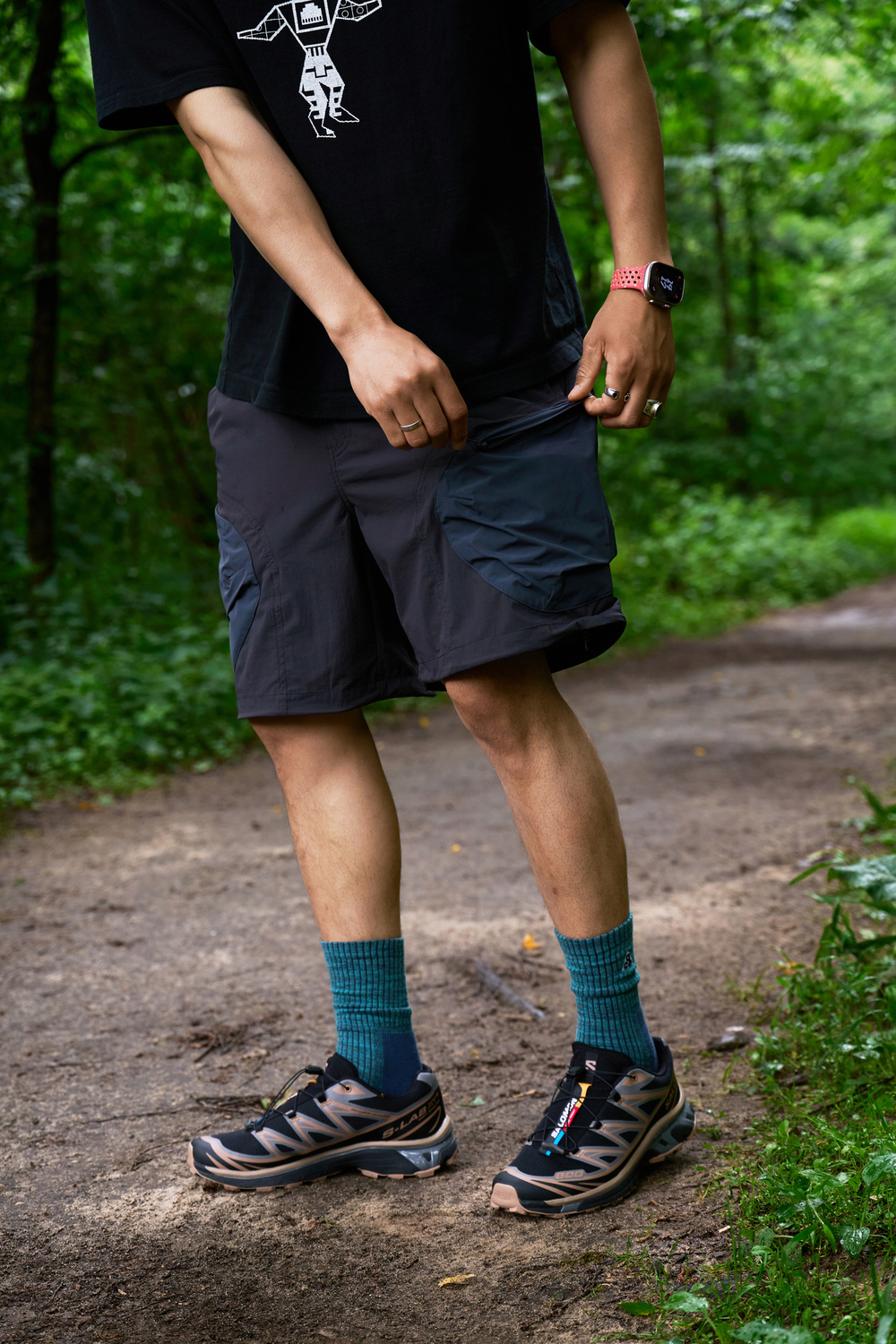 Шорты Nothomme Monterest Outdoor Loose-fit Cargo Short "Graphite Gray"