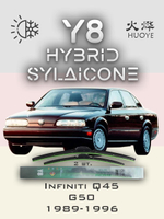 Щетки стеклоочистителя HUOYE Y8 600/450 мм на Infiniti Q45 | Hook/J-Hook