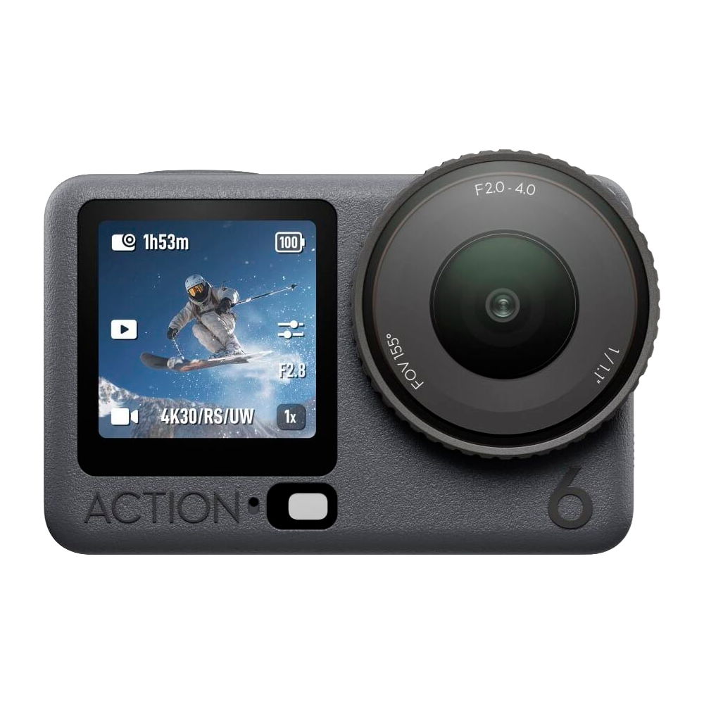 Экшн-камера DJI Osmo Action 6 Adventure Combo, Black (Черный)
