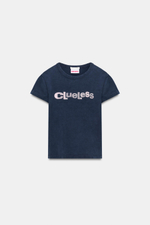 ФУТБОЛКА С БЛЕСТКАМИ CLUELESS ™ — ZARA