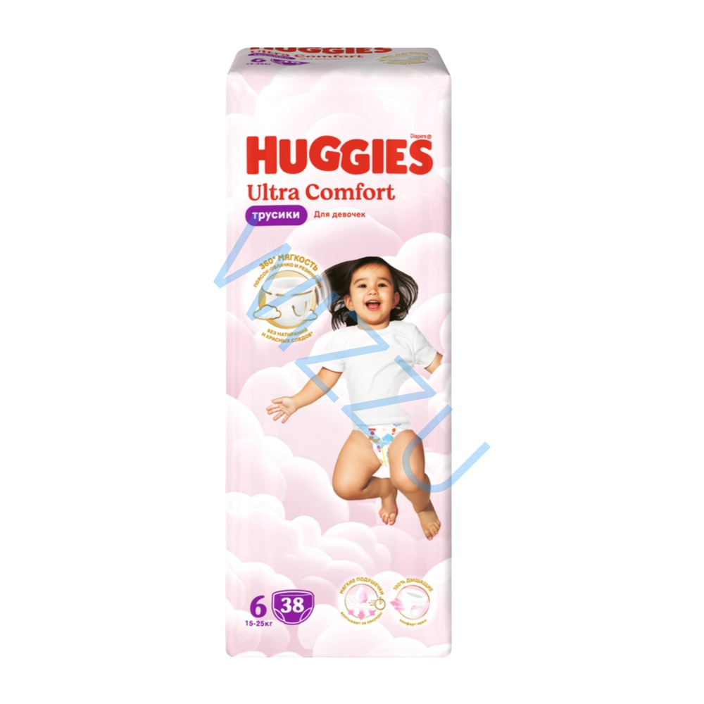 Трусики-подгузники Huggies ДЕВ 6 (15-25 кг) 38 шт