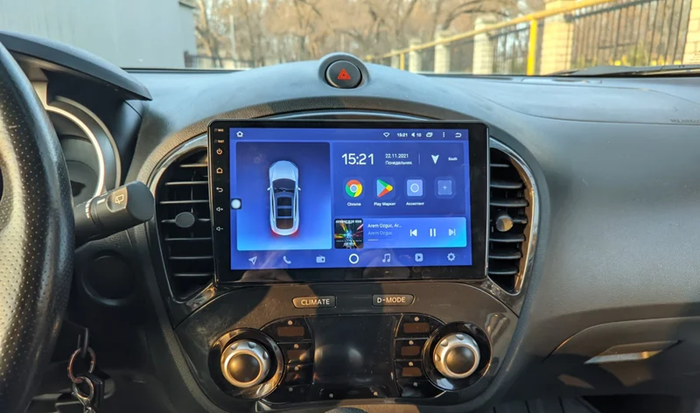 Магнитола для Nissan Juke 2011-2019 - FarCar S400-TS18 монитор 9.5" QLED на Android 14, CarPlay, 4G SIM-слот