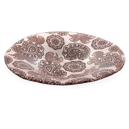 Блюдо глубокое 33см IVV Pashmina коричнево-медовое