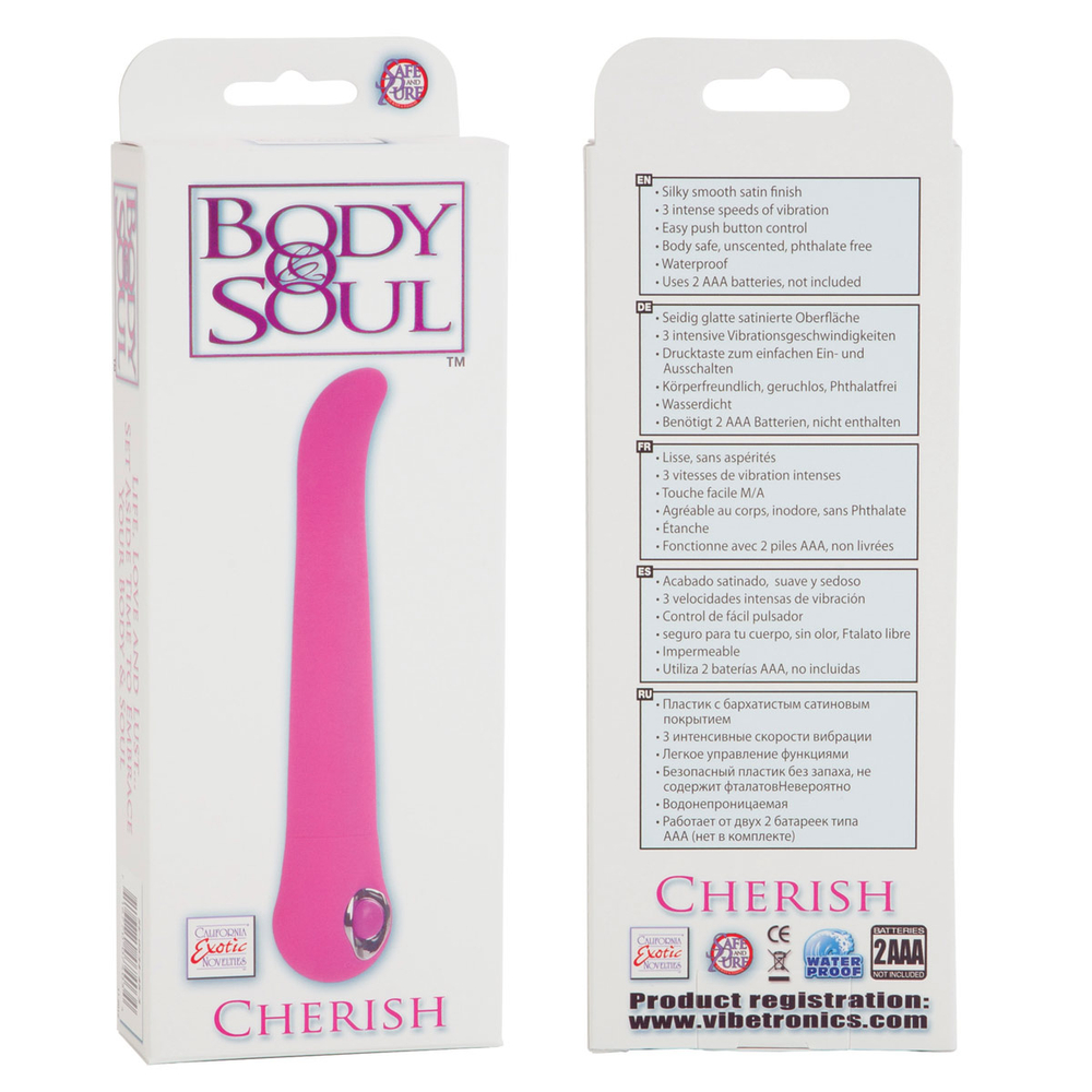 Розовый вибратор Body&Soul Cherish