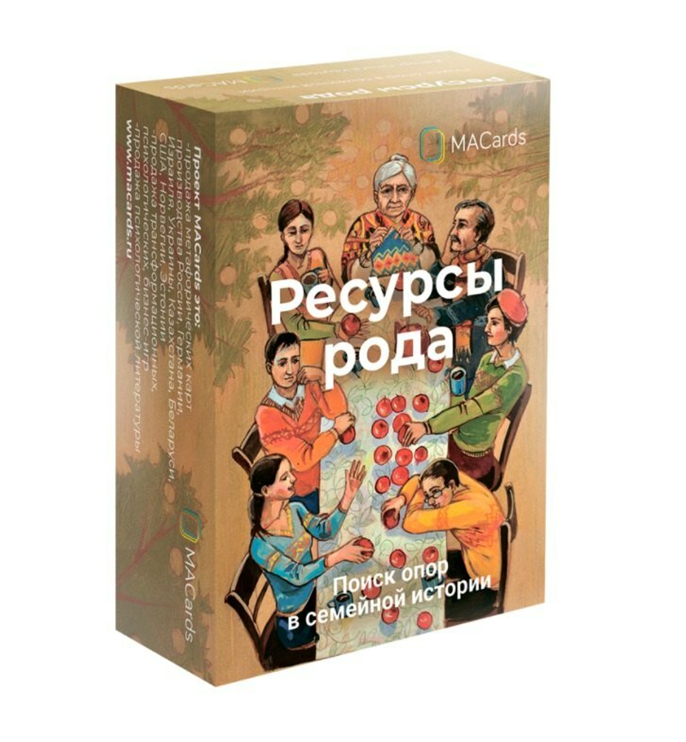 Метафорические ассоциативные карты «Ресурсы Рода». Поиск опор в семейной истории