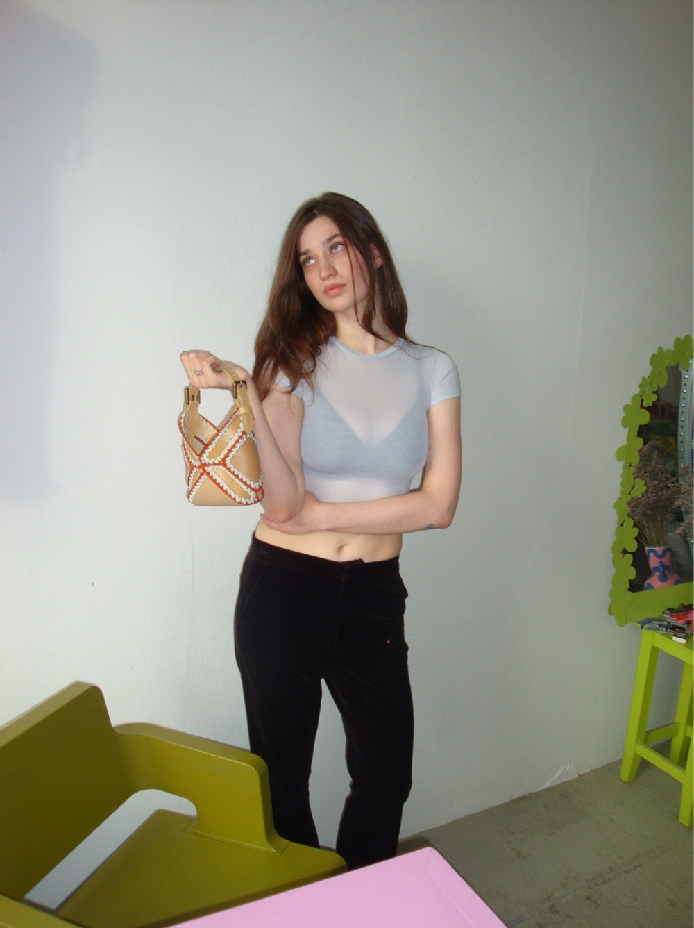 SEVA CROCHET ECRU XS