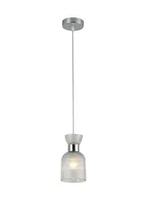 Светильник подвесной Rilon 07311/1 CHROME, 40 Вт, хромированный