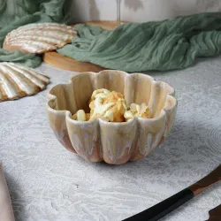 Салатник 450 мл d 14 см h7 см емкость для закусок Pearl Shell Frutti di Mare P.L. [6]