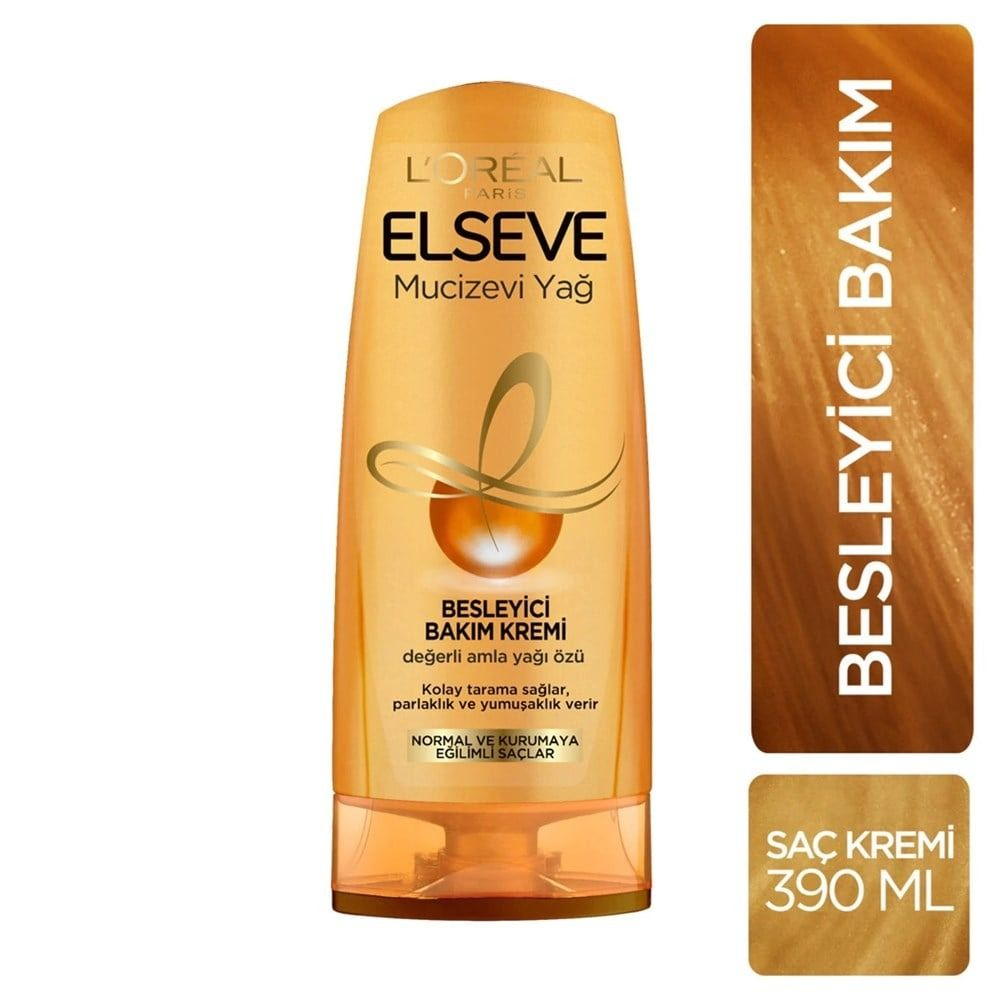 Кондиционер для волос L'ORAL Elseve Miracle Oil с маслами для нормальных и сухих волос 390 мл (Франция)