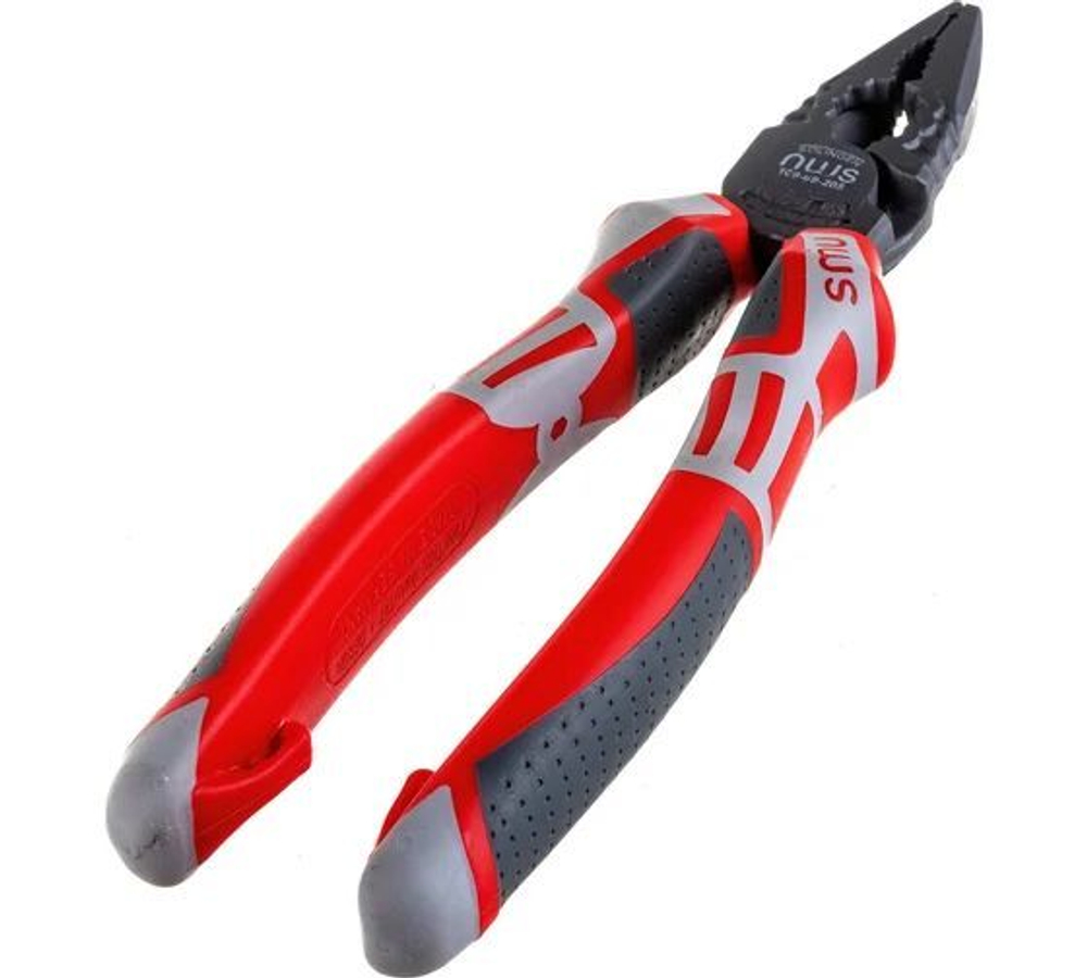 NWS Пассатижи 205 мм CombiMax, покрытие TitanFinish, рукоятки SoftGripp 3K