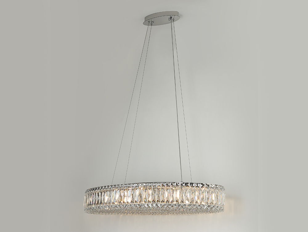Подвесная люстра Newport VALENCIA 8458/S chrome, М0070385