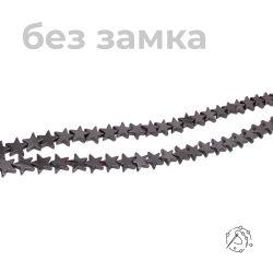 Нить бусин гематит Звезды, 9 мм