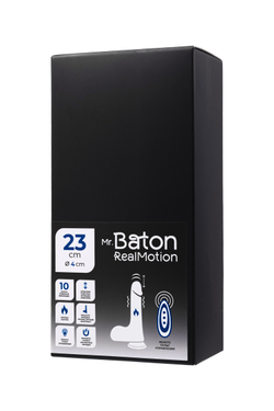 Вибратор-пульсатор реалистичный Mr.Baton RealMotion, 23 см, Ø4
