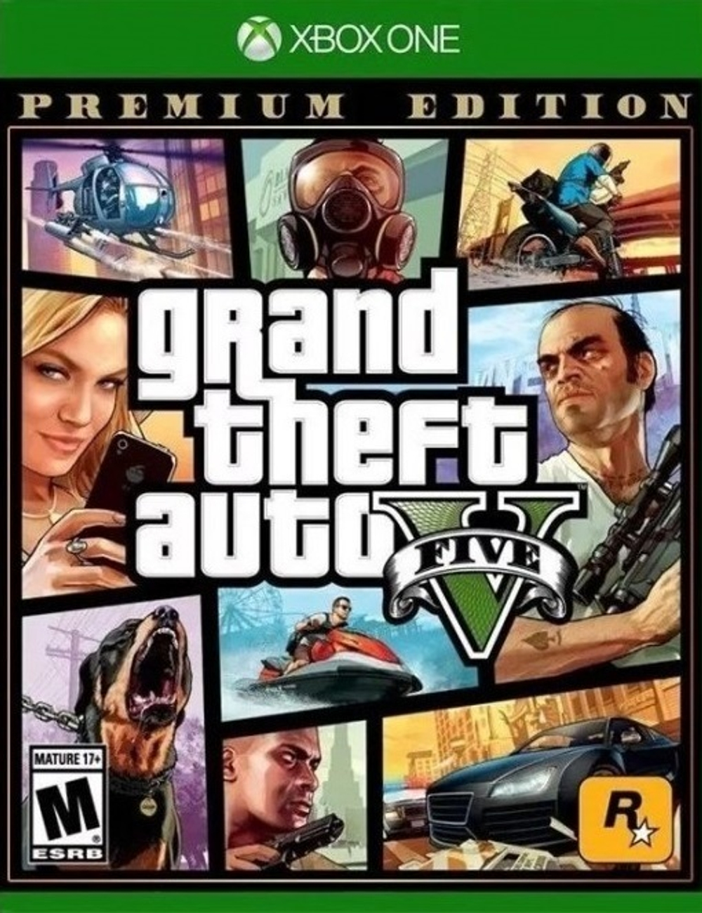 Grand Theft Auto V. Premium Edition (GTA 5) (диск для Xbox One/Series X, интерфейс и субтитры на русском языке)
