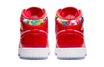Jordan 1 Mid Barcelona Sweater Red Patent GS