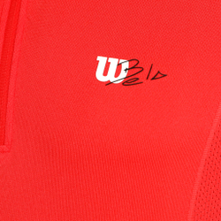 Мужское теннисное поло Wilson Series Seamless Polo Men - Red, Black