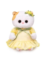 Мягкая игрушка Кошечка Ли Ли в платье из шифона 20 см LB-078