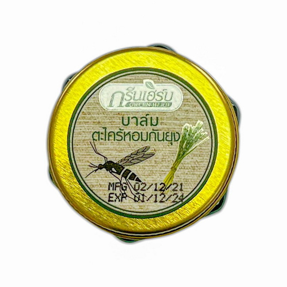 Бальзам против укусов насекомых с Цитронеллой Green Herb, 20 гр.
